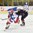 ZLIN, CZECH REPUBLIC - JANUARY 7: Russia's Tatyana Shatalova #15 gets past USA's Taylor Heise #23 during preliminary round action at the 2017 IIHF Ice Hockey U18 Women's World Championship. (Photo by Andrea Cardin/HHOF-IIHF Images)